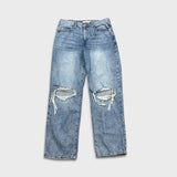 Levi's '94 Baggy Jeans Womens 32x31 Blue Loose Relaxed Fit Distressed Light Wash