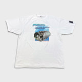Vintage 1996 Pratt Whitney Canada PW530 Jet Engine T Shirt Mens 2XL White Bald Eagle Tee