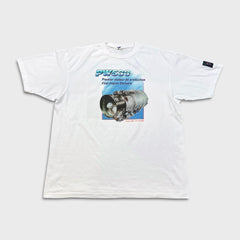 Vintage 1996 Pratt Whitney Canada PW530 Jet Engine T Shirt Mens 2XL White Bald Eagle Tee