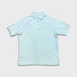 Tommy Bahama Shirt Mens Medium Blue Hawaiian Casual Preppy Button Up Polo