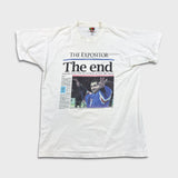 Vintage 1999 Wayne Gretsky T Shirt Mens Large White The End Retirement NHL Hockey Tee