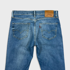 Levi's 511 Jeans Mens 33x32 Blue Slim Fit Mid Rise Light Wash Stretch Denim Pants