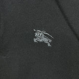 Burberry Brit Polo Shirt Mens XS Black Nova Check Tartan Preppy Tee