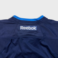 Vintage Reebok Winnipeg Jets NHL Hockey Jersey Mens XL Blue Stitched Sports Team