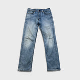 Levi's 505 Jeans Mens 34x32 Blue Regular Fit Straight Leg Stretch Medium Wash Denim Pants