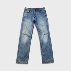 Levi's 505 Jeans Mens 34x32 Blue Regular Fit Straight Leg Stretch Medium Wash Denim Pants