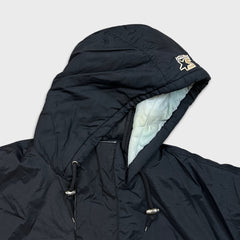 Vintage 90s Starter Pro Line Oakland Raiders Jacket Mens XL Black NFL Football 1/4 Zip Pullover