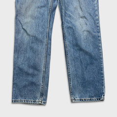 Vintage Y2K Levi's 516 Jeans Mens 34x30 Blue Slim Fit Straight Leg Light Wash Denim Pants