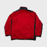 Tommy Hilfiger Fleece Mens XL Red Outdoor Hilfiger Expedition Full Zip Jacket