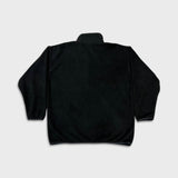 Vintage 90s Disney Mickey Mouse Fleece Mens XL Black 1/2 Snap T Ski Jacket