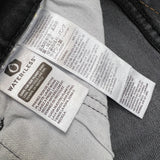 Levi's 514 Jeans Men 31x32 Black Slim Straight Fit Dark Wash Stretch Faded Denim Pants