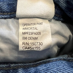 Ksubi Operator Carpenter Jeans Mens 34x32 Blue Double Knee Light Wash Workwear Denim Pants