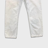 Levi's 501 Jeans Womens 27x26 White Original Fit Straight Light Wash Denim Pants