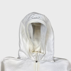 Lululemon Scuba Hoodie Womens Size 10 White Full Zip Sports Hooded Sweatshirt