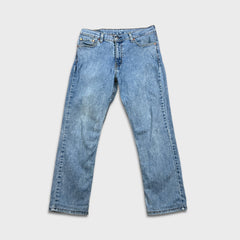 Levi's 511 Jean Mens 33x28 Blue Slim Fit Light Wash Faded Stretch Denim Pants