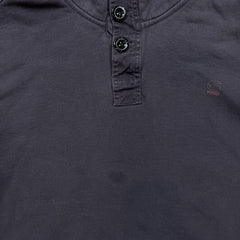 G-Star Raw Harm Hoodie Mens XL Purple 1/4 Button Up Faded Hooded Sweater