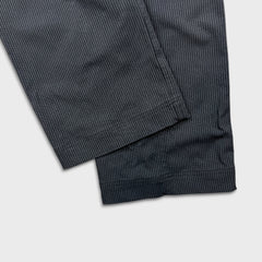 Lululemon ABC Classic Fit 5 Pocket Pants Mens 34x34 Black Pinstripe Trousers