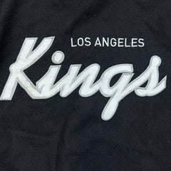 Vintage 90s Jeff Hamilton Los Angeles Kings Jacket Mens Large Reversible NHL Hockey Varsity