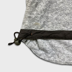 Vintage 90s Tommy Hilfiger 1/4 Zip Fleece Mens XL Gray Tommy Flag Jacket