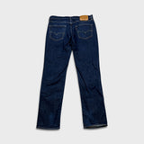 Levi's 511 Jeans Mens 33x32 Blue Slim Fit Mid Rise Dark Wash Stretch Denim Pants