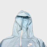 Nike Sportswear Hoodie Womens Small Blue Tech Fleece Full Zip Hooded Sweater