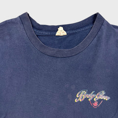 Vintage 90s Body Glove T Shirt Mens XL Blue Hermosa Beach CA Surf Sun Faded Tee