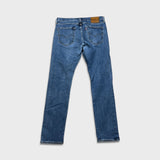 Levi's 512 Jeans Mens 34x32 Blue Slim Taper Leg Medium Wash Mid Rise Stretch Denim Pants