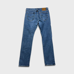 Levi's 512 Jeans Mens 34x32 Blue Slim Taper Leg Medium Wash Mid Rise Stretch Denim Pants