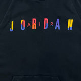 Nike Air Jordan Brand Hoodie Mens Medium Black Jumpman Pullover Hooded Sweater