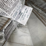 Levi's 511 Jeans Mens 34x32 Gray Slim Fit Straight Leg Stretch Stone Wash Denim Pants
