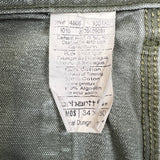 Carhartt Pants Mens 32x29 Green Original Dungaree Fit Workwear Distress Carpenter
