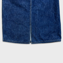 Vintage 70s Miss Levi’s Denim Skirt Womens 26x18 Orange Tab USA High Waist