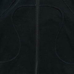 Lululemon Scuba Hoodie Womens Size 6 Black Full Zip Sports Hooded Sweatshirt