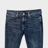 Levi's 511 Jean Mens 32x32 Blue Slim Fit Mid Rise Dark Wash Stretch Denim Pants