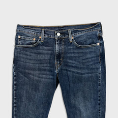 Levi's 511 Jean Mens 32x32 Blue Slim Fit Mid Rise Dark Wash Stretch Denim Pants