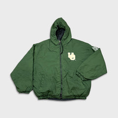 Vintage 90s Pro Player University of Oregon Donald Duck Jacket Mens Large NCAA Football Reversible