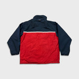 Nautica Jacket Mens Large Red Full Zip N-83 Outdoor Bomber Coat