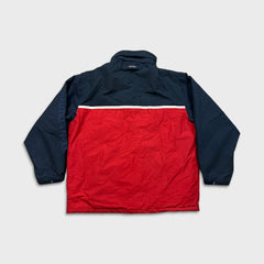 Nautica Jacket Mens Large Red Full Zip N-83 Outdoor Bomber Coat