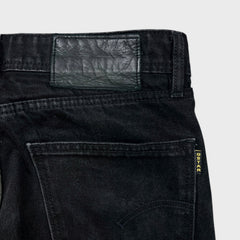 G-Star Raw Bronson Slim Chino Jeans Mens 32x29 Black Faded Dark Wash Denim Pants