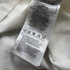 Adidas x 032c T Shirt Mens XS White Abstract Trefoil Patch Short Sleeve Tee