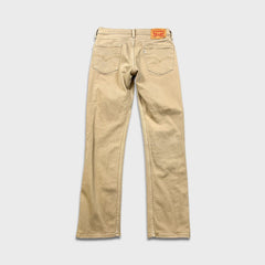 Levi's 511 Jeans Mens 30x32 Beige Slim Fit Mid Rise Stretch Khaki Denim Pants