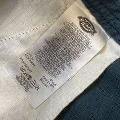 Dickies Pants Mens 30x30 Blue Regular Straight Cargo Workwear Casual Trousers