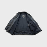 Vintage 90s Oakwood Classic Genuine Leather Jacket Mens Large Black Thinsulate Insulated