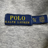 Polo Ralph Lauren Sweatshirt Mens XL Gray Pony 1/4 Zip Casual Pullover Sweater