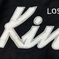 Vintage 90s Jeff Hamilton Los Angeles Kings Jacket Mens Large Reversible NHL Hockey Varsity