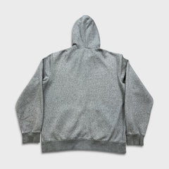 Vintage Y2K Nike Sportswear Hoodie Mens Large Gray Swoosh Full Zip Hooded Sweater