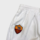 Vintage Y2K Kappa Gara AS Roma Track Pants Mens 2XL White Athletic Sportswear FIFA
