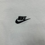 Nike Sportswear T Shirt Mens Small White Center Swoosh Loose Short Sleeve Tee