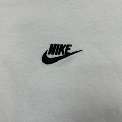 Nike Sportswear T Shirt Mens Small White Center Swoosh Loose Short Sleeve Tee
