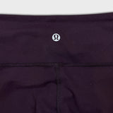 Lululemon Wunder Under Low-Rise Tight Full-On Luon 28" Womens Size 6 Red Leggings
